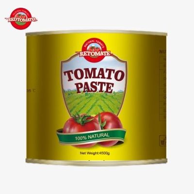 2024 için yenilik: Brix'in iki kat konsantrasyonu 28-30% ile 4.5 kg kolay açık aseptik organik domates pastası tanıtıldı