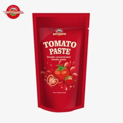 200 gramlık Stand-Up Tomato Pastası, ISO HACCP ve BRC standartlarına uygun olarak fabrika fiyatlarına uygunluğu sağlar.