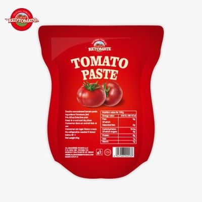 340 gramlık Stand-Up Tomato Pastası ISO, HACCP ve BRC Fabrika Fiyatlarına Uyumlu