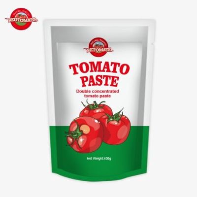 400g Stand-Up Saş Domates Pastası Konforlu Aromalı %30-100 Temizlik