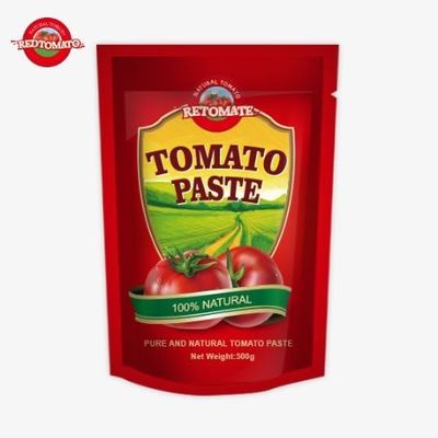 500 gramlık stand-up domates pastası rahat bir ambalaj ve lezzetli bir lezzet sağlar.