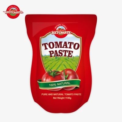 Stand-Up Sachet Domates Pastası 1100g %30-100% Saflık, Tatlı ve Ekşi