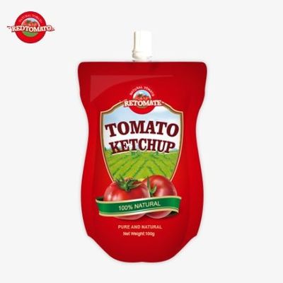 Çin OEM Fabrika Fiyatı 100g Tatlı ve Ekşi Çuval Ketçap Çantası Tüm Doğal Baharat