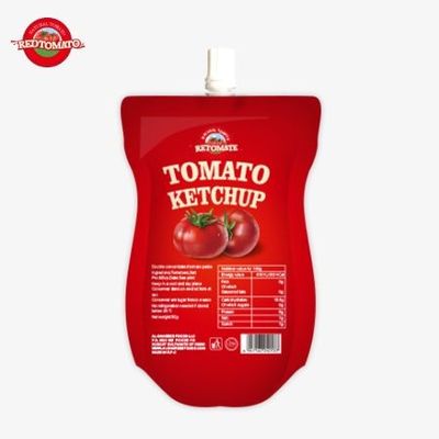 100g Tatlı ve Ekşi Doğal Ketçap Çuvalı OEM Çin Fabrika Fiyatı HACCP FDA Standartları