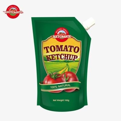 100g Doğal Ketçap Çuvalı OEM Çin Fabrika Fiyatı HACCP FDA Standartları