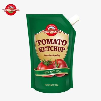 OEM 100g Doğal Saç Ketçap HACCP FDA Standartları Çin Fabrika Fiyatı