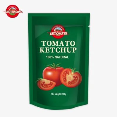 OEM 200g Sachet Ketçap Saf Doğal Aroması Çin Fabrika Fiyatı için Mükemmel