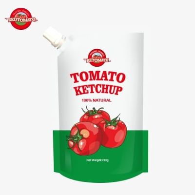 OEM Fabrika Üretimi Saf Doğal Aromalı 210 gramlık Ketçap Torbaları