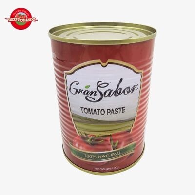 Gransadon 400g Konserve Domates Salçası (%24-%26 Brix) – Özel Ambalaj Tasarımıyla OEM Destekli